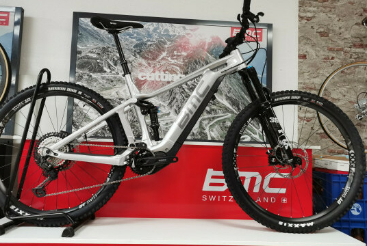 Bmc Speedfox Amp Al One Electric Mountain Bike 2021 Silver