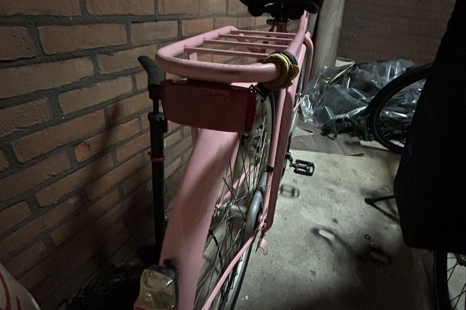 Superleuke roze pelikaan damesfiets omafiets stationfiets