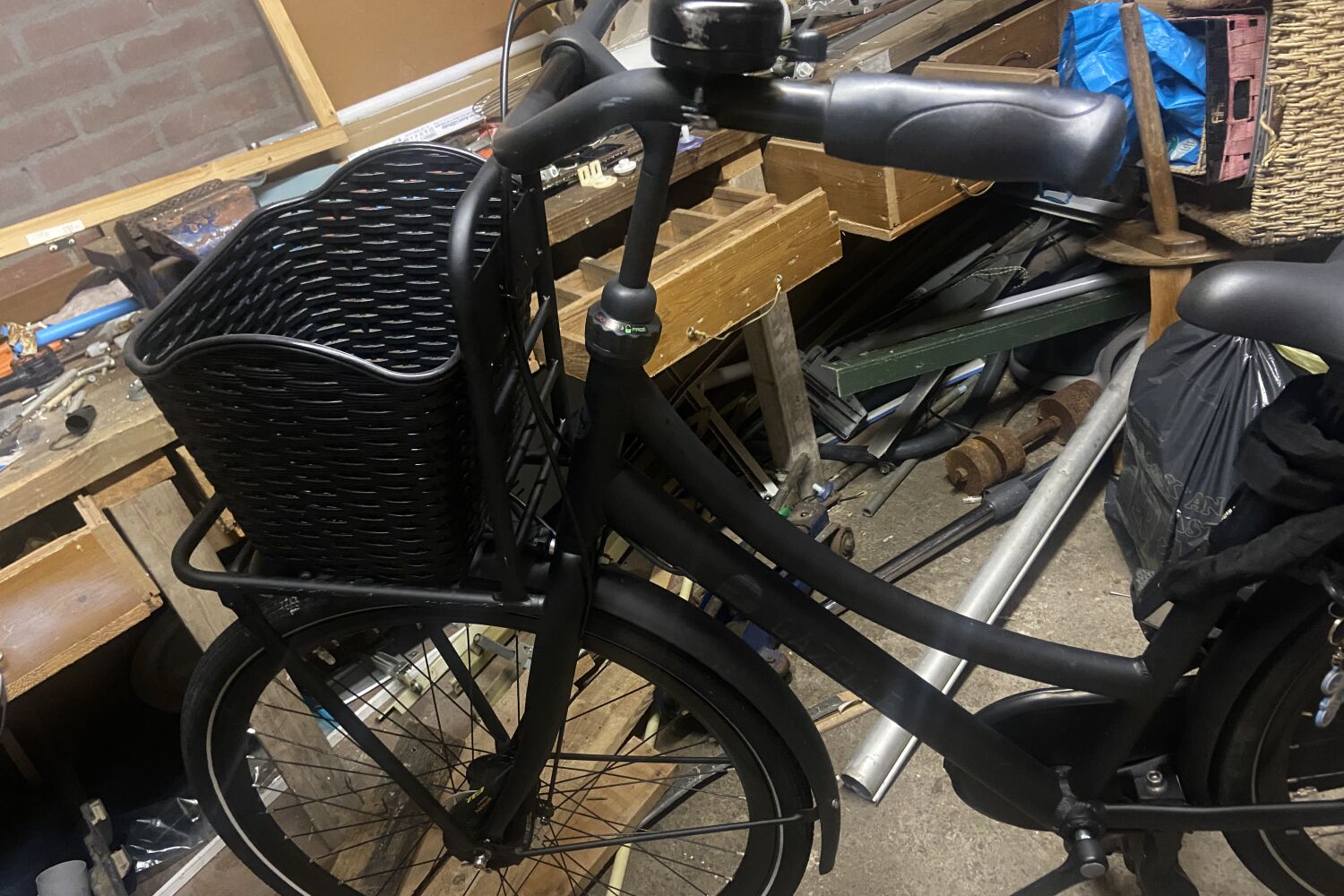 De Gazelle PuurNL T7 Matzwart Transportfiets