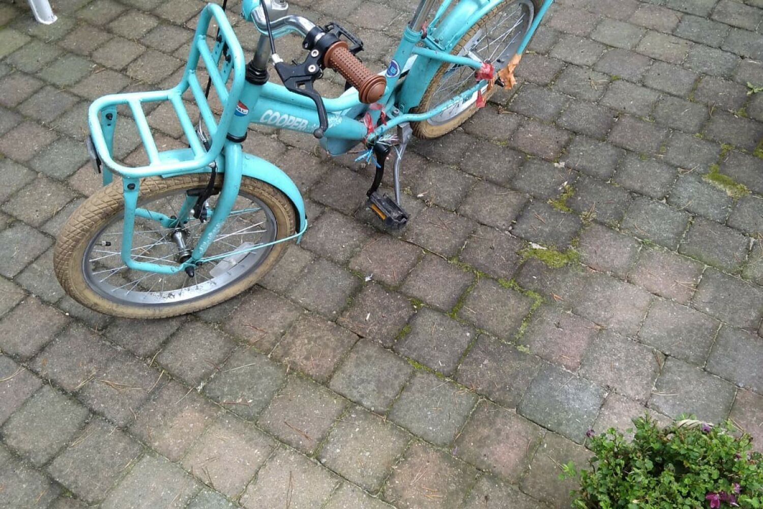 Sophie helikopter Rose kleur Popal meisjes fiets te koop - Tweedehands Kinderfiets - Bikaroo